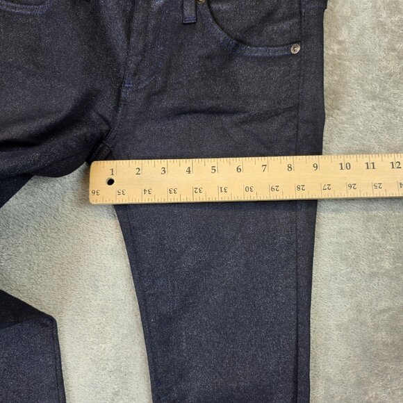 AG Adriano Goldschmied Jeans Womens 26R Blue Coated Stevie Ankle Slim Straight - Picture 8 of 15